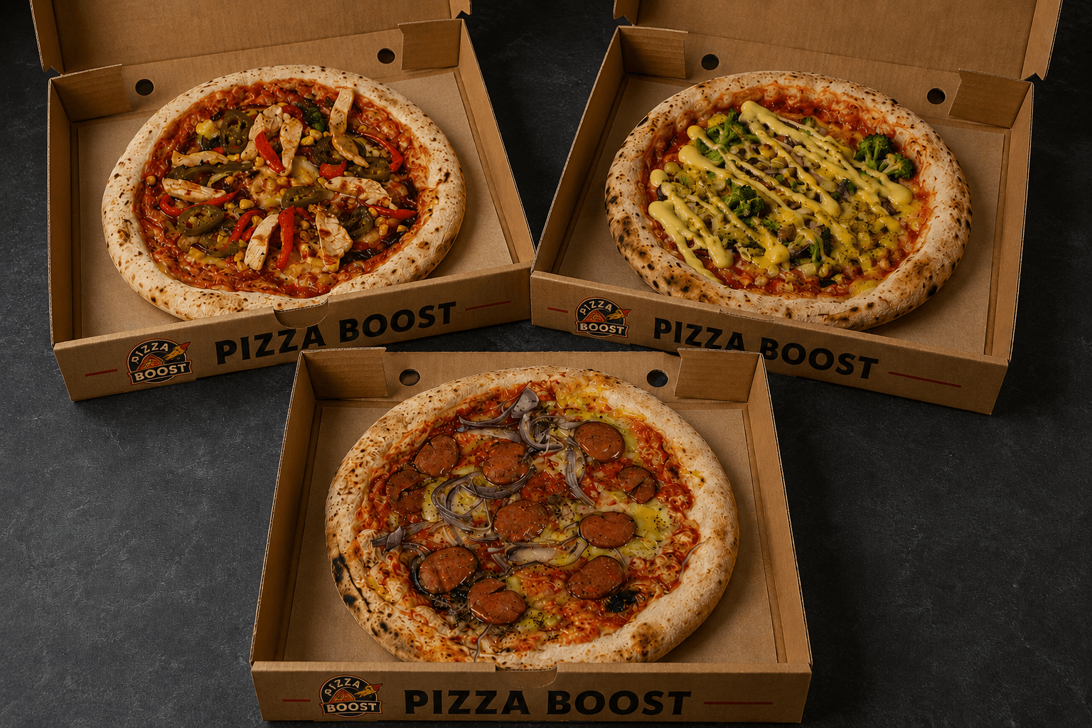Handgemachter Pizza-Teig bei Pizza Boost